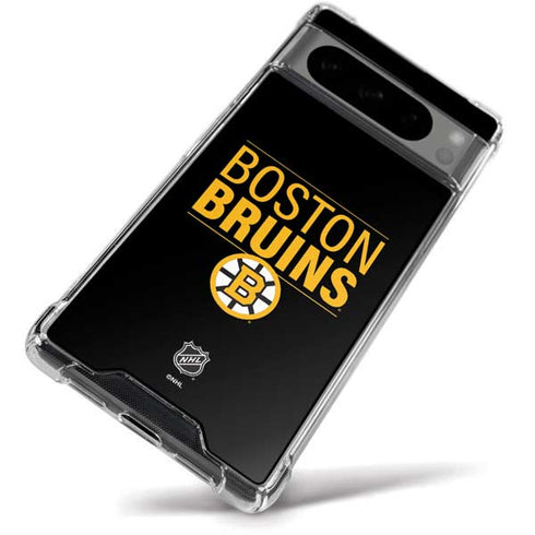 NHL Boston Bruins Lineup Google Pixel 8 Pro Clear Case