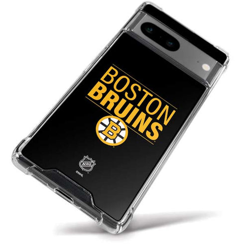 NHL Boston Bruins Lineup Google Pixel 8a Clear Case
