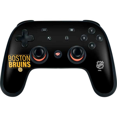 NHL Boston Bruins Lineup Google Stadia Controller Skin
