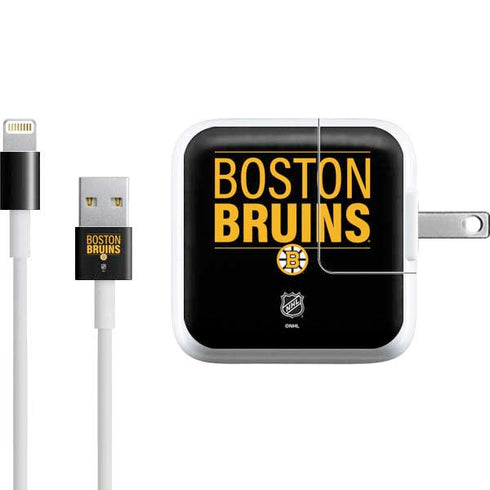 NHL Boston Bruins Lineup iPad Charger (10W USB) Skin