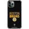 NHL Boston Bruins Lineup iPhone 11 Pro Max Clear Case