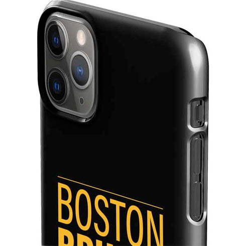 NHL Boston Bruins Lineup iPhone 11 Pro Max Lite Case