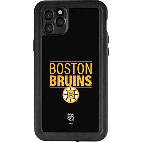 NHL Boston Bruins Lineup iPhone 11 Pro Max Waterproof Case