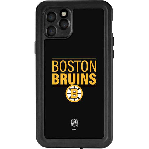 NHL Boston Bruins Lineup iPhone 11 Pro Waterproof Case