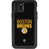 NHL Boston Bruins Lineup iPhone 11 Pro Waterproof Case