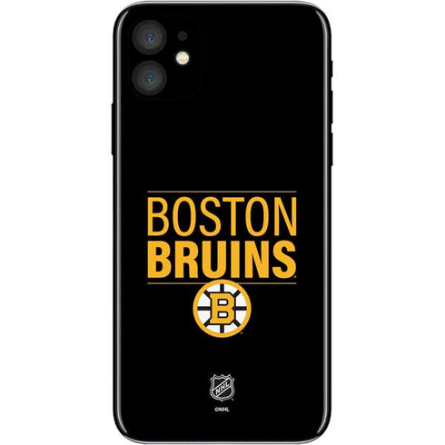 NHL Boston Bruins Lineup iPhone 11 Skin