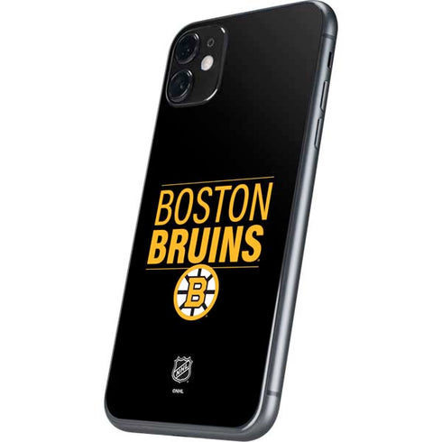 NHL Boston Bruins Lineup iPhone 11 Skin