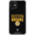 NHL Boston Bruins Lineup iPhone 12 Clear Case