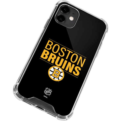 NHL Boston Bruins Lineup iPhone 12 Clear Case