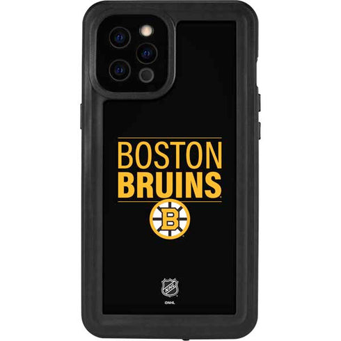 NHL Boston Bruins Lineup iPhone 12 Pro Max Waterproof Case