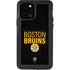 NHL Boston Bruins Lineup iPhone 12 Pro Waterproof Case