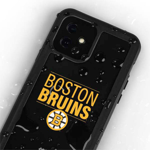 NHL Boston Bruins Lineup iPhone 12 Waterproof Case