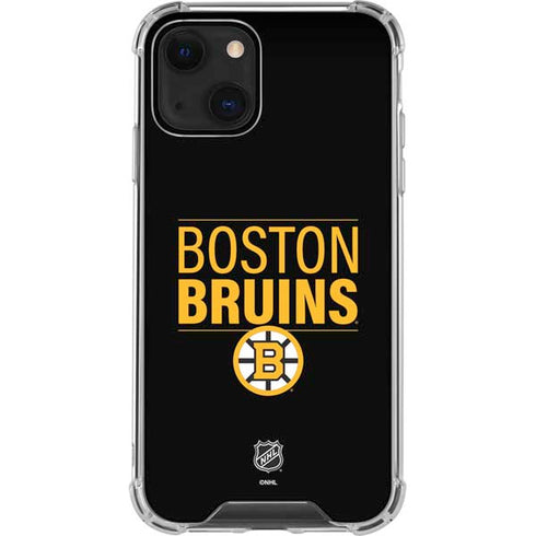 NHL Boston Bruins Lineup iPhone 13 Clear Case