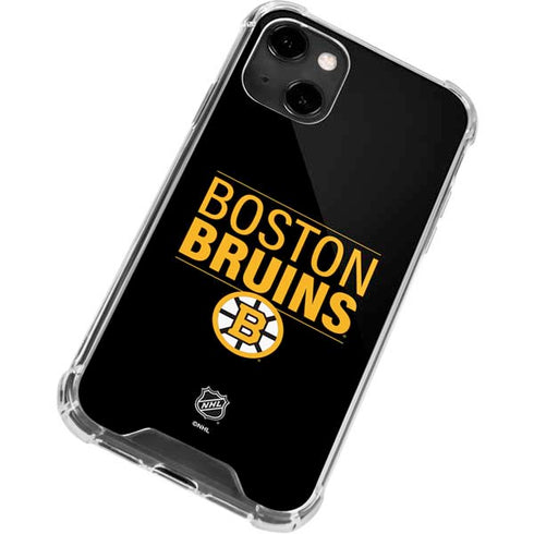 NHL Boston Bruins Lineup iPhone 13 Clear Case