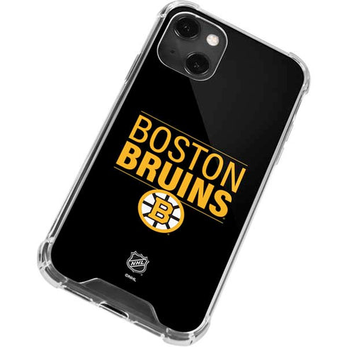 NHL Boston Bruins Lineup iPhone 13 Mini Clear Case