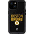 NHL Boston Bruins Lineup iPhone 13 Mini Waterproof Case