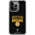 NHL Boston Bruins Lineup iPhone 13 Pro Clear Case