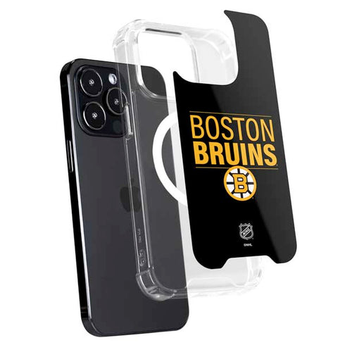 NHL Boston Bruins Lineup iPhone 13 Pro MagSafe Case