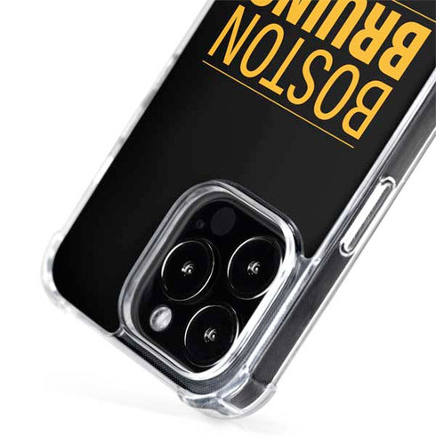 NHL Boston Bruins Lineup iPhone 13 Pro MagSafe Case
