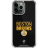 NHL Boston Bruins Lineup iPhone 13 Pro Max Clear Case