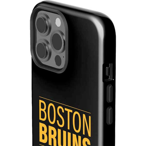 NHL Boston Bruins Lineup iPhone 13 Pro Max Impact Case