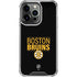 NHL Boston Bruins Lineup iPhone 14 Pro Clear Case