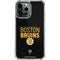 NHL Boston Bruins Lineup iPhone 14 Pro Max Clear Case