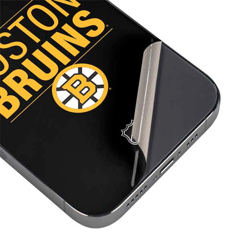 NHL Boston Bruins Lineup iPhone 14 Pro Skin