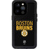NHL Boston Bruins Lineup iPhone 14 Pro Waterproof Case