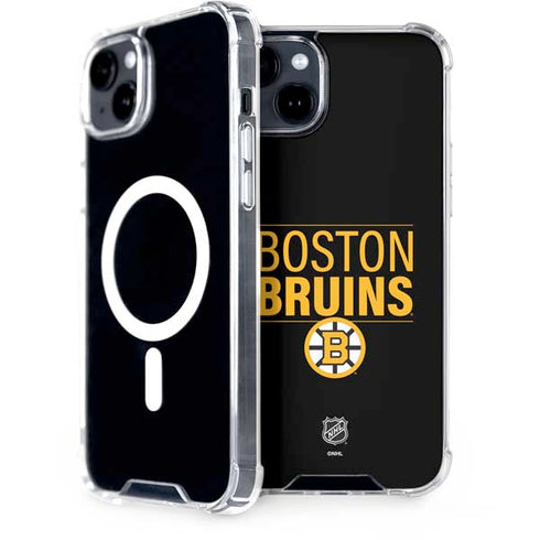 NHL Boston Bruins Lineup iPhone 15 MagSafe Case