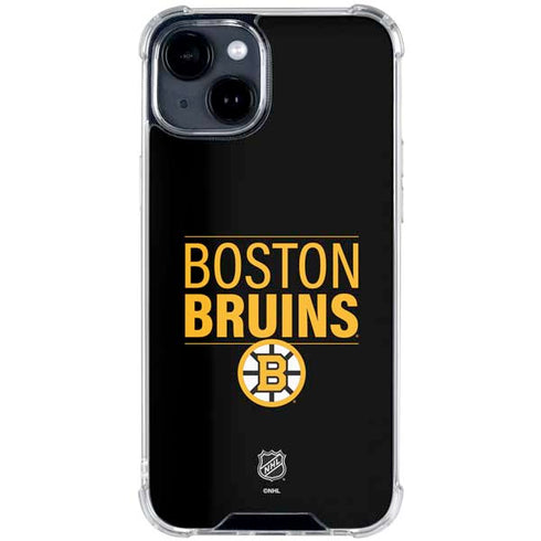 NHL Boston Bruins Lineup iPhone 15 Plus Clear Case