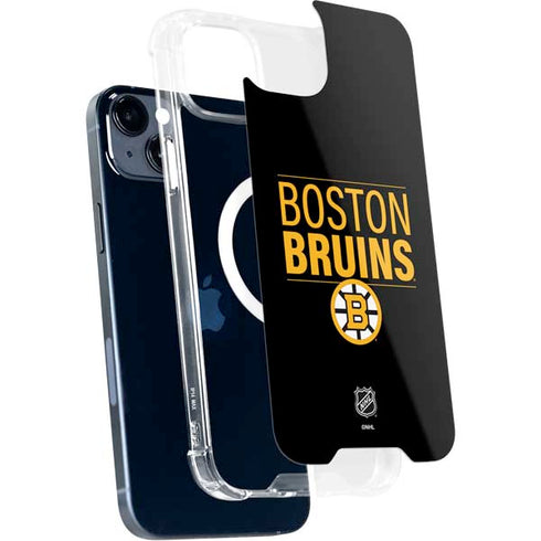 NHL Boston Bruins Lineup iPhone 15 Plus MagSafe Case