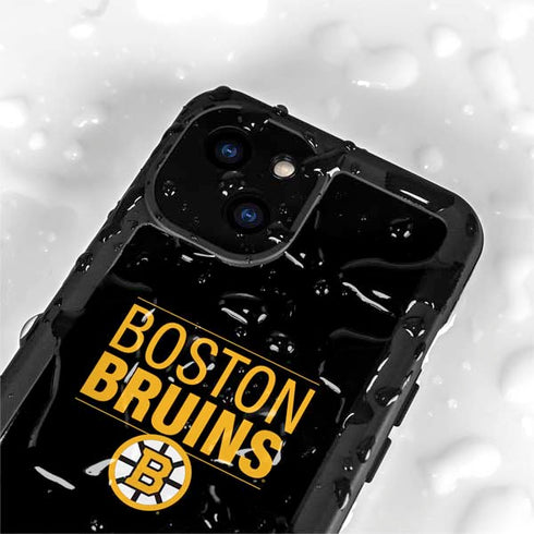 NHL Boston Bruins Lineup iPhone 15 Plus Waterproof Case