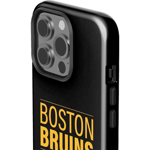 NHL Boston Bruins Lineup iPhone 15 Pro Impact Case