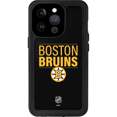 NHL Boston Bruins Lineup iPhone 15 Pro Waterproof Case