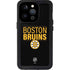 NHL Boston Bruins Lineup iPhone 15 Pro Waterproof Case