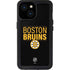 NHL Boston Bruins Lineup iPhone 15 Waterproof Case