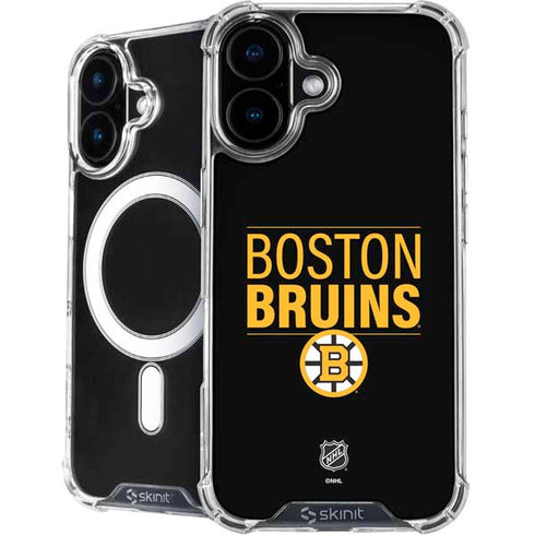 NHL Boston Bruins Lineup iPhone 16 Plus MagSafe Case