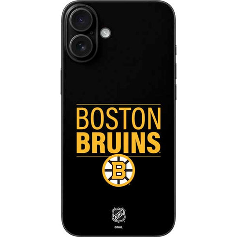 NHL Boston Bruins Lineup iPhone 16 Plus Skin