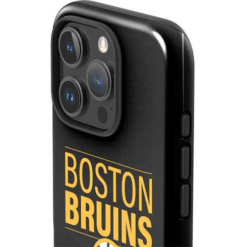 NHL Boston Bruins Lineup iPhone 16 Pro Impact Case