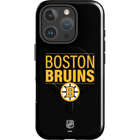 NHL Boston Bruins Lineup iPhone 16 Pro Magsafe Impact Case