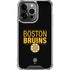 NHL Boston Bruins Lineup iPhone 16 Pro Max Clear Case