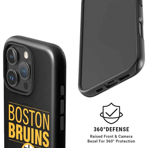 NHL Boston Bruins Lineup iPhone 16 Pro Max Magsafe Impact Case