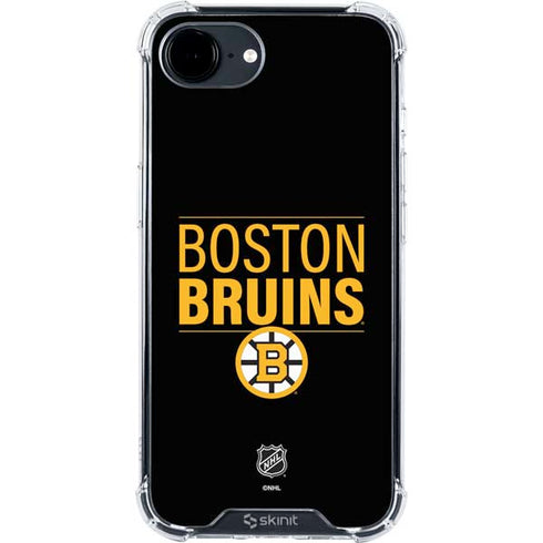 NHL Boston Bruins Lineup iPhone 16e Clear Case