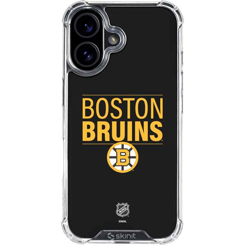 NHL Boston Bruins Lineup iPhone 17 Clear Case