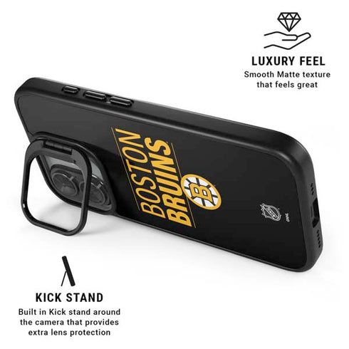NHL Boston Bruins Lineup iPhone 17 Kickstand Case