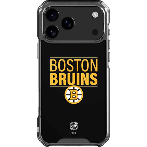 NHL Boston Bruins Lineup iPhone 17 Pro Max Clear Case