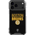 NHL Boston Bruins Lineup iPhone 17 Pro Max Clear Case