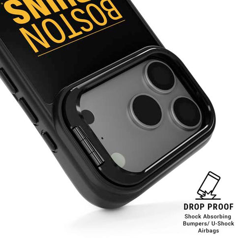 NHL Boston Bruins Lineup iPhone 17 Pro Max Kickstand Case