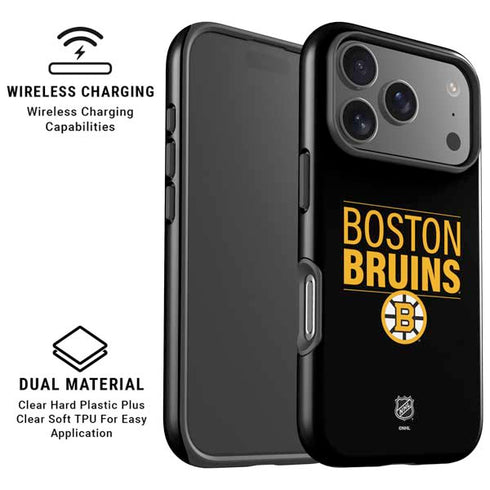 NHL Boston Bruins Lineup iPhone 17 Pro Max Magsafe Impact Case